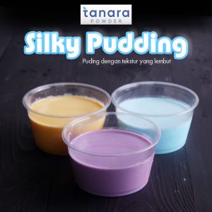 Silky Pudding Puding Sutera lembut Sedot Tanara Powder Silky Pudding Taro 500gr