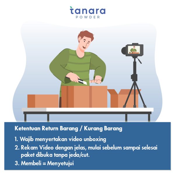 video unboxing tanara powder Bubuk Es Krim Vanilla