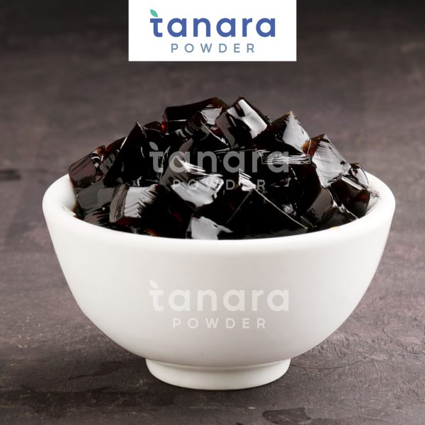 cincau hitam grass jelly powder tanara harga murah distributor serbuk topping minuman Bubuk Cincau Hitam 500gr